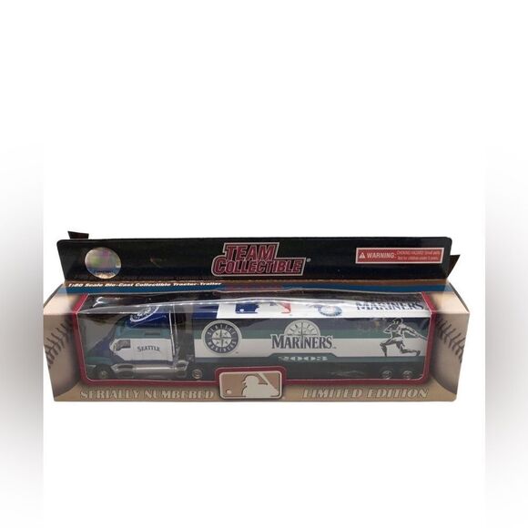 Diecast Truck Seattle Mariners 2003 Limited Edition Tractor Trailer Toy NIB 🔥🤗 - Picture 3 of 16